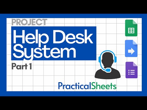 Create a HELP DESK System in Google Sheets and Forms 