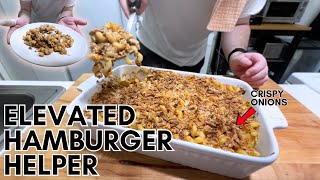 Easy Cheeseburger Casserole That DESTROYS Hamburger Helper (Plus My Mandolin Injury Story 😬)