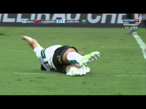 HD jogo completo Flamengo 0 x 2 Coritiba 26 rodada Brasileirão 2015