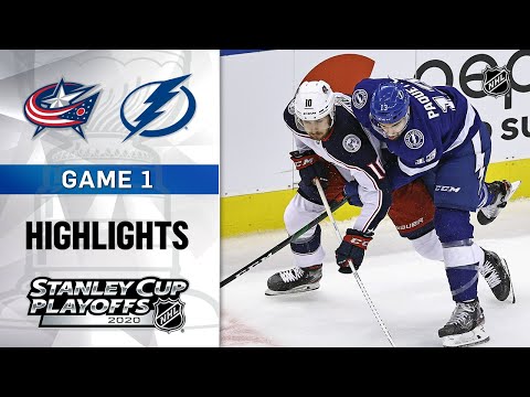 NHL Highlights | First Round, Gm1: Blue Jackets @ Lightning - Aug. 11, 2020