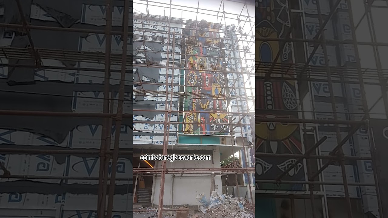 elevation transformation by k daksha associate #glassworks #home #interiordesign #interiordesign