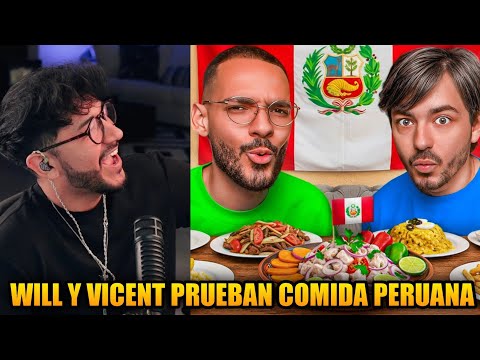  ZEIN REACCIONA a los FUTBOLITOS PRUEBAN COMIDA PERUANA 🇵🇪