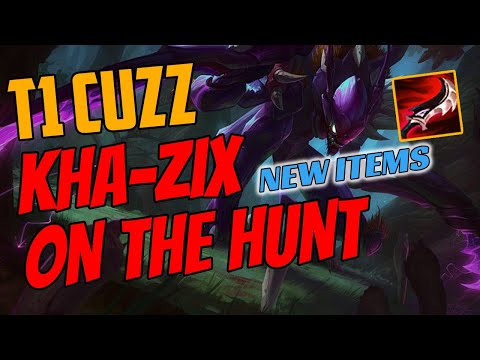 T1 Cuzz Plays Kha'Zix Jungle vs Graves Jg - Challenger Gameplay - New Items - Season 11
