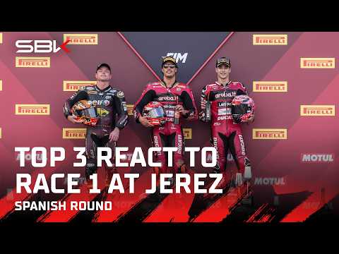 FIRST IMPRESSIONS: Top 3 discuss Race 1 at Jerez 🎙️ | 2026 #SpanishWorldSBK 🇪🇸