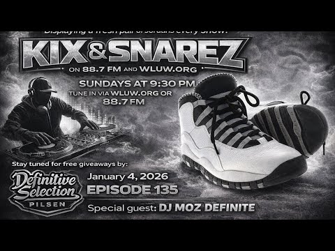 KIX & SNAREZ 1 Hour long Radio Friendly Hip Hop Mix  Episode 135 Jordan 10 Steel on feet review 