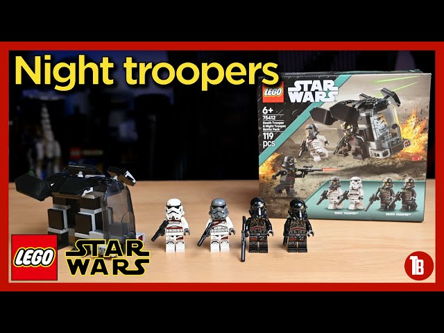 Vídeo relacionado con LEGO Star Wars 75412 Pack de Combate: Soldado de la Muerte y Soldado de la Noche - Nave de Descenso de Juguete y 4 Minifiguras con Blásters - Regalo para Niños y Niñas de 6+ Años Fans de Ahsoka