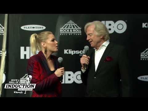 Justin Hayward on the 2018 Rock & Roll Hall of Fame Induction Ceremony Red Carpet