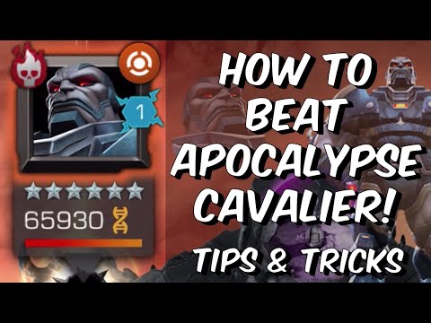 How To Beat Apocalypse Cavalier & Uncollected Boss - Tips & Tricks - Marvel Contest of Champions