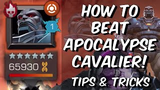 How To Beat Apocalypse Cavalier &amp; Uncollected Boss - Tips &amp; Tricks - Marvel Contest of Champions