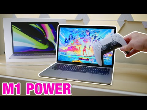 M1 MacBook Pro 13 GAMING REVIEW & PS5 Xbox Series X Controller DESTROYS Intel i7 1165G7 v AMD 4800U!