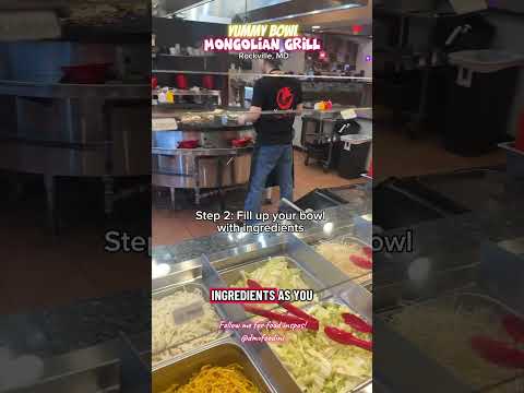 Build the ULTIMATE Bowl at a Mongolian Grill 🍜✨ Step-by-step guide to ordering like a Pro!