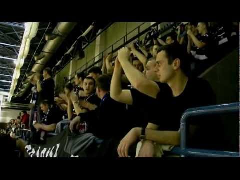 Czarni Radom Fans - doping na meczu w Wyszkowie