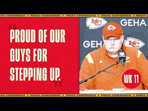 Andy Reid: “Proud of our guys for stepping up.” | Week 11 Press Conference