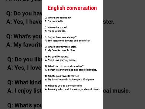 English Speaking Practice for Beginners | Improve English Conversation Skills | English Practice