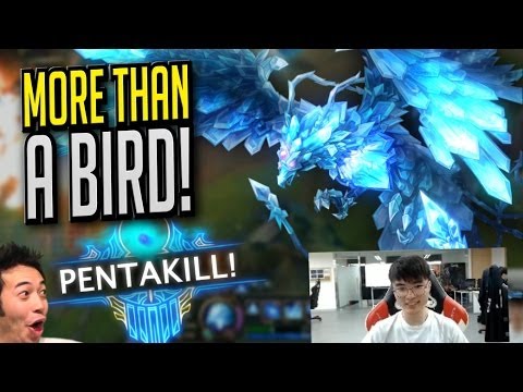 IT'S MORE THAN A BIRD, MORE THAN A PLANE! IT'S FAKER ON ANIVIA - Stream Highlights (Translated)