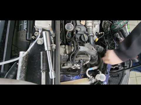 171 Ford fucos  timing belt set up very slacking over time (do not reuse old timing belt tensioner)