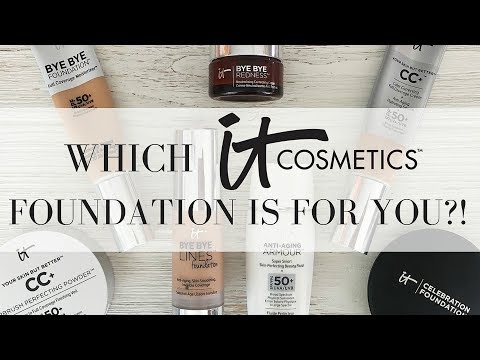IT COSMETICS FOUNDATION REVIEW AND COMPARISON | Which is BEST for YOU?! Video
