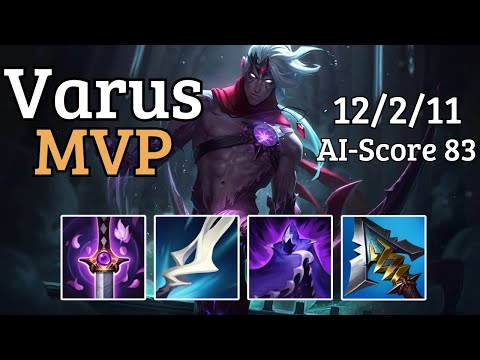 Varus ADC vs Miss Fortune - BR Challenger 1400+ LP | Patch 25.24