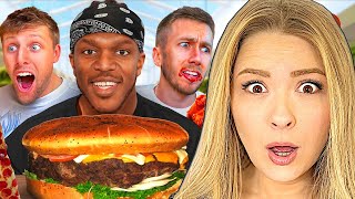 Americans React To SIDEMEN WORLD'S HARDEST FOOD CHALLENGE