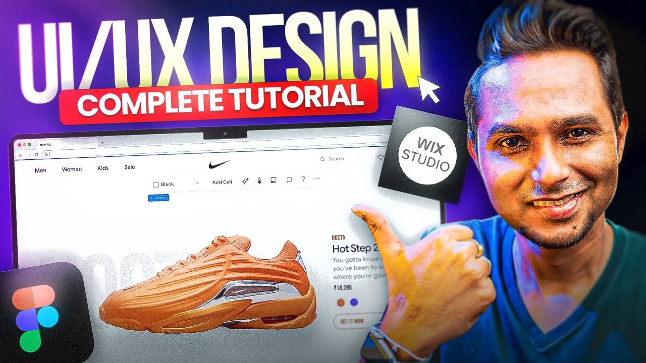 UI/UX Design Tutorial For Beginners: COMPLETE Website Design In 30 MINUTES | Saptarshi Prakash