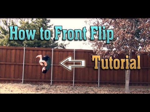 How to do a Front Flip / Front Tuck on Flat Ground | Tutorial