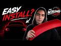 Installing A G R A M S Styling Ducktail Spoiler Gone Wrong