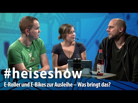 E-Roller und E-Bikes zur Ausleihe – Was bringt das? | #heiseshow
