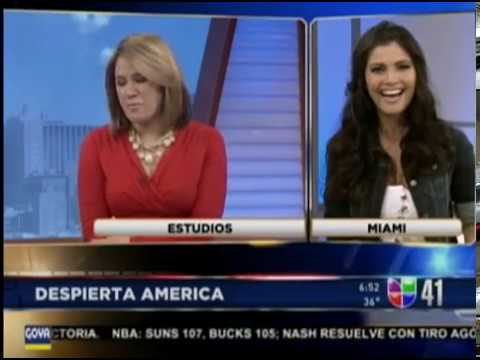 Merijoel Duran - Univision 41 Al Despertar - Chiquinquira Delgado 2-8-12