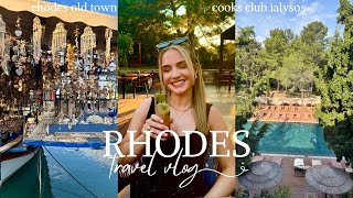 RHODES VLOG! cooks club ialysos, exploring rhodes old town ☀️