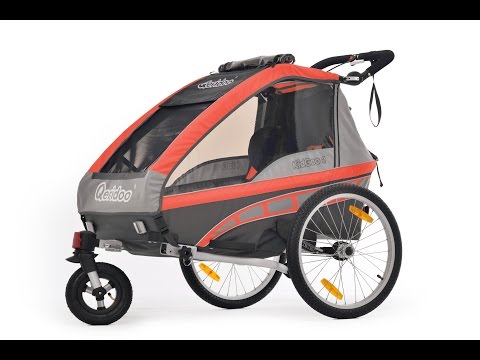 Qeridoo KidGoo ohne Scheibenbremse  Kindersportwagen Kinderfahrradanhänger