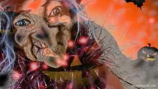 Halloween Archetypes - Vampire, Werewolf, Witch, Goblin and Ghost