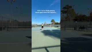 Tennis session gone wrong🫠🫠