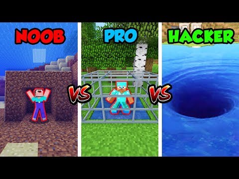 Sub - Minecraft NOOB vs. PRO vs. HACKER: UNDERWATER TRAPS in Minecraft! (Animation)
