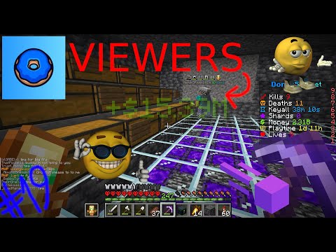 Raiding 2 BASES on the Donut SMP WITH VIEWERSl (cheating on Donut SMP #19) - Meteor Client