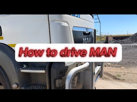 How to drive MAN truck TGS27.440 explanation 🫶🏾