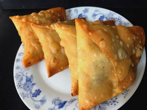 Chicken Samosa made with homemade dough ramadan recipes Video