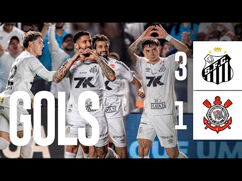 Santos 3 x 1 Corinthians | Goals | Brazilian Championship (10/15/2025)