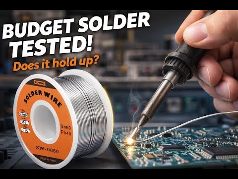 TOWOT Tin Lead Rosin Core Solder Wire for Electrical Soldering. #overview #review #soldering