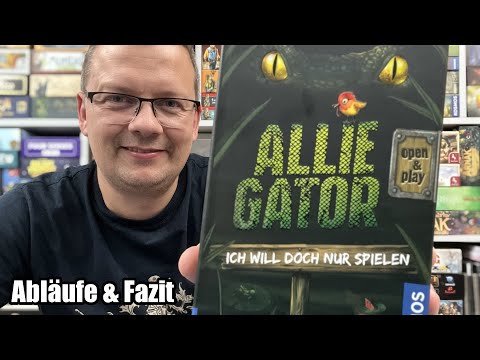 Allie Gator (Kosmos) - coole Verpackung und wieder ein gutes Kartenspiel? ab 8 Jahren