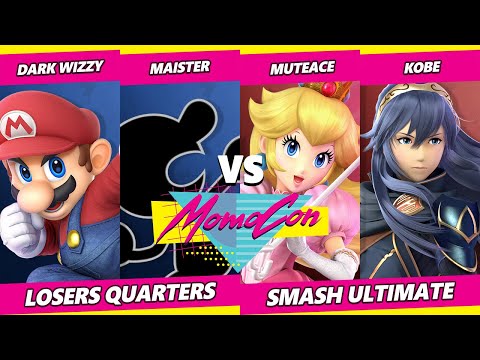 MomoCon 2022 Losers Quarters - Dark Wizzy & Maister Vs. MuteAce & Kobe - SSBU Ultimate Tournament