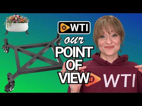 17-29 Inch Adjustable Plant Caddy with Wheels Heavy Duty Rolling Dolly | 530 lbs Load - WTI product video review