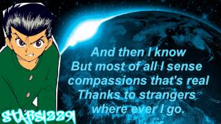 Yu Yu Hakusho Opening English Lyrics (HD)