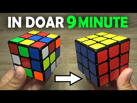 How to solve the Rubik's Cube in 9 MINUTES | The easiest method - Tutorial for beginners