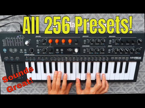 Arturia MiniFreak | ALL FACTORY PRESETS Demo (No Talk, No Edit)