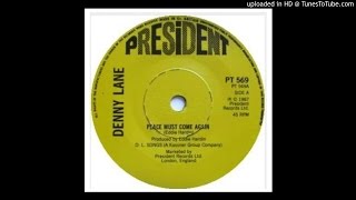 Denny Laine - Peace Must Come Again