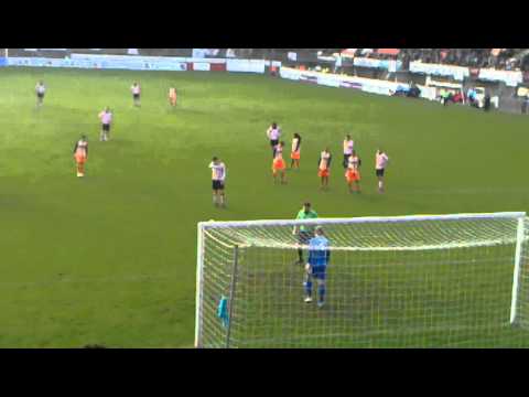 Sparta Rotterdam - FC Dordrecht 21-11-2010 2-2 Goal Voskamp