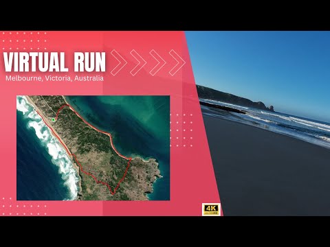 Beach Bliss! Cape Woolamai Circuit Walk Virtual Run | Trail and Shore Serenity 🏖️🏃‍♂️