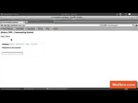 Jquery Php Tutorial Commenting System