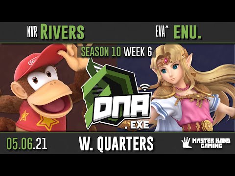DNA.EXE S10:W6 - NVR | Rivers (Diddy Kong) Vs. EVA^ | enu. (Zelda) - W Quarterfinals