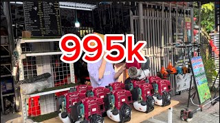 995k -Đầu máy cắt cỏ 4 thì -đầu máy xịt thuốc - chế xe đạp ….
